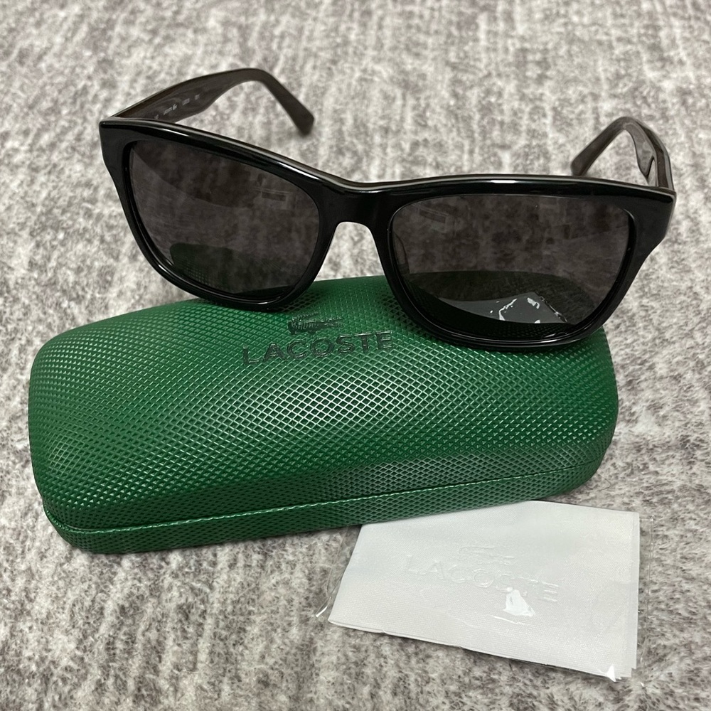LACOSTE black/brown sunglasses